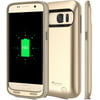 Galaxy S7 Battery Case, Alpatronix BX420 4500mAh Slim External Protective Removable Rechargeable Portable Charging Case for Samsung Galaxy S7 [S7 Charger Case / Android OS 6.0+ Support] - (GOLD)