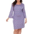 thumbnail image 4 of White Mark Women's Plus Size Joanna Dress, 4 of 5