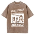 thumbnail image 2 of Camisetas góticas de gran tamaño para hombres y mujeres, camiseta Retro lavada Y2k, camisetas con estampado de letras de Calavera, camisa informal suelta de manga corta, 2 of 5
