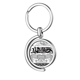 thumbnail image 1 of El antiguo Egipto arte abstracto patron decorativo Rotating keychain Metal Keyring Holder, 1 of 2