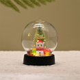 thumbnail image 4 of Clearance Under $4 LED Lighted Christmas Globe – Tabletop Scene Decor with Santa & Snowman for Mantel, Shelf & Cozy Holiday Display, 4 of 5