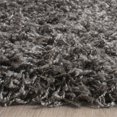 thumbnail image 2 of Safavieh Laguna Shag 6'7" X 9'6" Power Loomed Rug in Dark Gray, 2 of 10