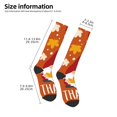thumbnail image 2 of Balery Happy Thanksgiving Three Gnomes Calcetines novedosos Calcetines deportivos Calcetines hasta la rodilla Calcetines de algodón Calcetines originales y geniales, 2 of 6