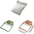 thumbnail image 3 of Sink Trash Strainer, Drain Rack Sponge Rack, Foldable Corner Sink Strainer, Kitchen Sink Food Collector, Easy-to-Use Kitchen Sink Foldable Sink Drain, 3 of 4