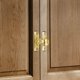 thumbnail image 5 of Cerradura para puerta corrediza de granero con pestillo abatible de 90 degree y 180 degree Oro brillante, 5 of 9