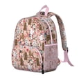 thumbnail image 2 of Poodle and Flowers Floral Backpack Backpack for School,Cute School Bag,Schoolbag with Adjustable Shoulder Straps & Padded Back,13.8"x11.4"x6", 2 of 6