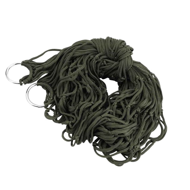 Guardoinrt Hamac en Nylon Filet de Maille Hamac Extérieur en Nylon Filet de Maille de Couchage Swing Portable Personnel Camping Randonnée Hamac
