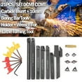 thumbnail image 2 of PENGXIANG Support d'Outils de Tour 10mm en Tige Kits d'Insertion en Carbure Ciré Support de Clé à Molette, 2 of 10