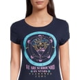 thumbnail image 4 of Women's Surrounded By Stars Shor Sleeve Graphic T-Shirt, 4 of 5