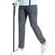 thumbnail image 1 of Pantalones de Senderismo para Mujer, de Secado Rápido, Ligeros, con Cintura Elástica Impermeable, para Todas las Estaciones Gris Oscuro XXL, 1 of 7