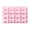 Pink, variant on Cake Mould for Baking and Crafting 16 Bone Shape Silicone Candy Ice Lattice for Cakes Cookies Desserts