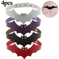 thumbnail image 1 of 3 Pcs Ras-de-Cou d'Halloween à la Mode en Dentelle avec Nœud Breloque Collier Ras-de-Cou Tatouage Ras-de-Cou pour Femmes, 1 of 10