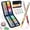36 Colors, variant on JusArt Acrylic Paint Markers Brush Tip 18 Colors, Water-Based No-Bleed Markers with Automatic Ink Control, Waterproof Acrylic Paint Pens for Eggs, Fabric, Rock, Glass, Ceramic, Metal