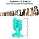 thumbnail image 5 of Cepillo de dientes para perros, juguete interactivo para masticar, juguete para perros con función de cuidado dental, caucho natural para perros pequeños, 5 of 5