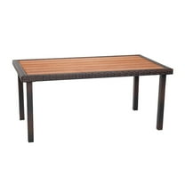 Environments Outdoor Wicker Dining Table (Preschool Height)