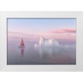 thumbnail image 1 of Jiao, Yang 24x18 White Modern Wood Framed Museum Art Print Titled - Midnight Sun, 1 of 4