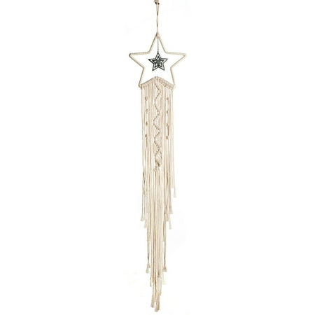 

GYMNASTIKA Star Cotton Hand Woven Dreamcatcher Pendant House Living Room Wall Hanging Decor