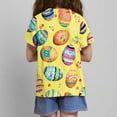 thumbnail image 5 of YABCSAZ Easter Shirt for Toddler Boy Girl Summer Casual Loose T Shirts Crewneck Short Sleeve Bunny Outfits Kids Digger Eggs Hunt Tops Cotton Tee Top Blouses Size 11 T, 5 of 8