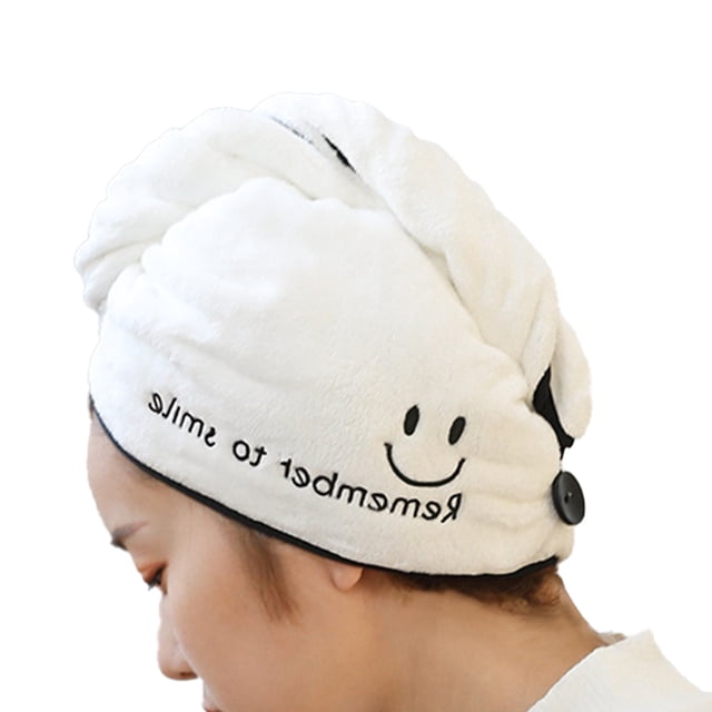 Toallas para el cabello para mujeres | Toalla absorbente de secado rápido | Turbante para cabello ideal para cabello largo y rizado