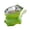 Green, variant on Elevated Cat Bowl with Stainless Steel Insert, Whisker-Friendly Tilted Pet Food Bowl, Anti-Vomit Raised Cat Feeding Bowl for Indoor Cats, Easy Clean (White)
