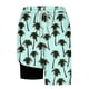 thumbnail image 2 of Ceisia Men's Hawaiian Palm Tree Print Beach Shorts with Quick Dry Stretch Fabric and Anti-Exposure Liner Multicolor XXL Gifts, 2 of 6