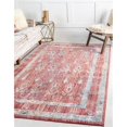 thumbnail image 1 of Unique Loom 3143213 Tapis Rectangulaire Williamsburg 8 x 10 Pi, Rouge, 1 of 1