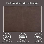 Brown Leather Recliner Sofa Luxurious Seating with Leather Finish, Ergonomic Design, and Adjustable Backrest, Compact Reclining Sofa for Small Spaces/RVs, Home Theaters, Houses, and Offices.