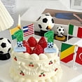 thumbnail image 4 of shyuyusa Creative Football Number Candle, DIY Cake Topper for Birthday Party Decoration, 4 of 6