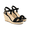 Black, variant on BOCCA Women’s Wedge Sandals, Ankle Strap Open Toe Platform Shoes for Casual, Summer & Vacation Wear