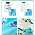 thumbnail image 2 of ATAIKU Toddler and Little Boys 2-Piece Pajamas Short Sleeve Tops and Shorts Summer PJ Set Kid Sleepwear - Skate, 2 of 6