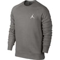 thumbnail image 1 of Jordan Flight Crew Long Sleeve Men's Sweatshirt Grey/White 823068-063, 1 of 2