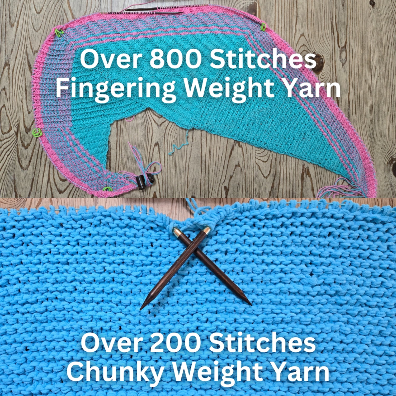My Two Ladies | Blue Silk® | Adjustable Knitting Needles | US 9 (5.5mm)