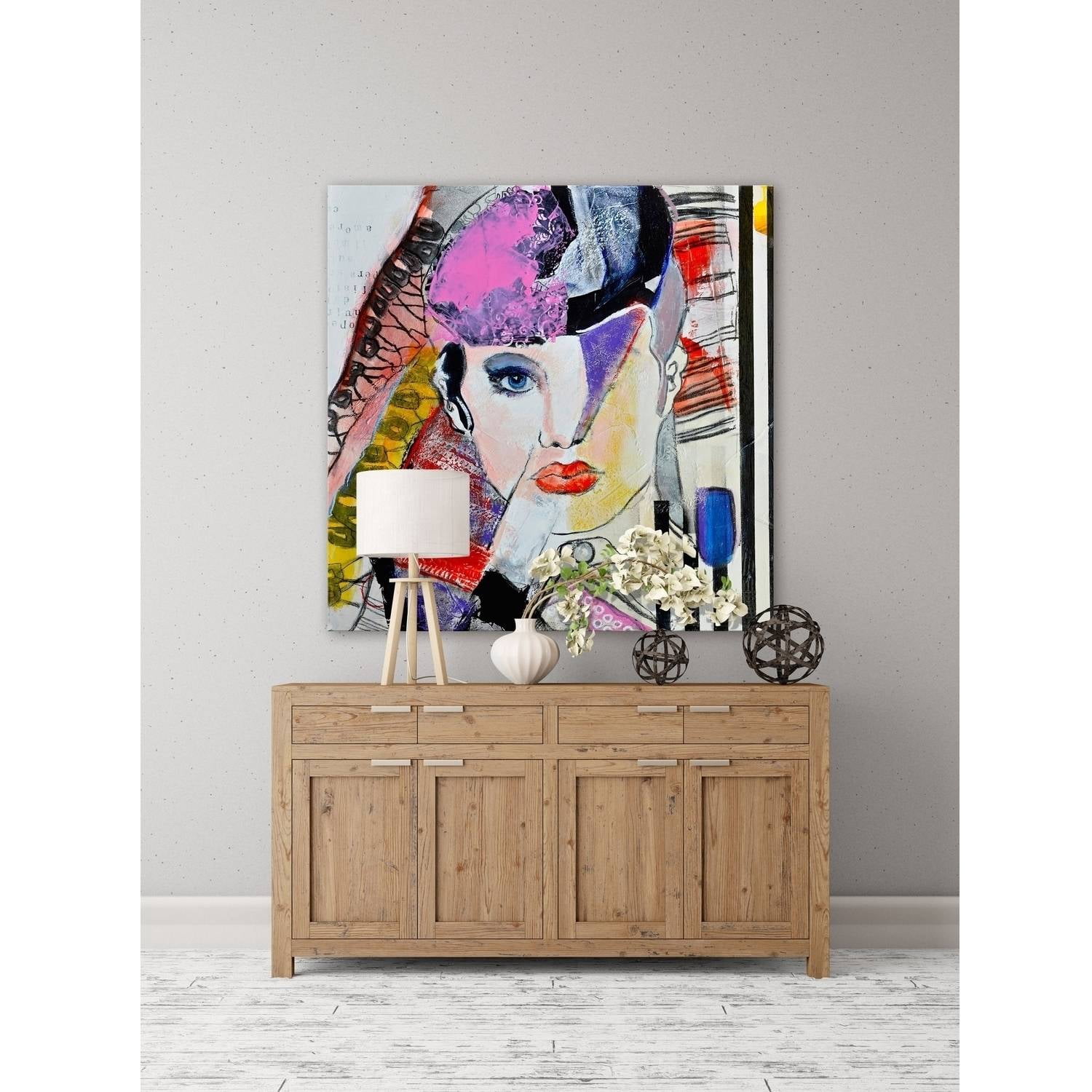 Upside down Inside Out II Painting Print on Wrapped Canvas