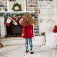 thumbnail image 4 of DAKIMOE Girls Christmas Clothes Toddler Girls Christmas Sweater with Gingerbread Man Candies Print Pants Suit Long Sleeve Christmas Outfits for Girls, 2-3Y, 4 of 10