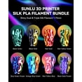 thumbnail image 2 of Minipaquete de filamento de seda SUNLU para impresora 3D, 2 kg en total, 2 of 7