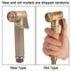 thumbnail image 4 of Vintage Brass Handheld Bidet Sprayer Hose Holder Kit Bathroom Accessories, 4 of 4