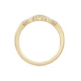 thumbnail image 4 of Lustre And Light LUSTRE AND LIGHT Moissanite Promise Ring for Women in 18K Yellow Gold Vermeil, April Birthstone Jewelry Gifts for Her Birthday, Wedding Anniversary, Graduation, Christmas,Mothers Day, 4 of 7