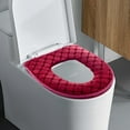 thumbnail image 5 of Clearance! Tunhigl Winter Models Of The Toilet Seat Plush Toilet Seat Cushion Thickened Toilet Seat Washable Toilet Seat Washers, 5 of 6