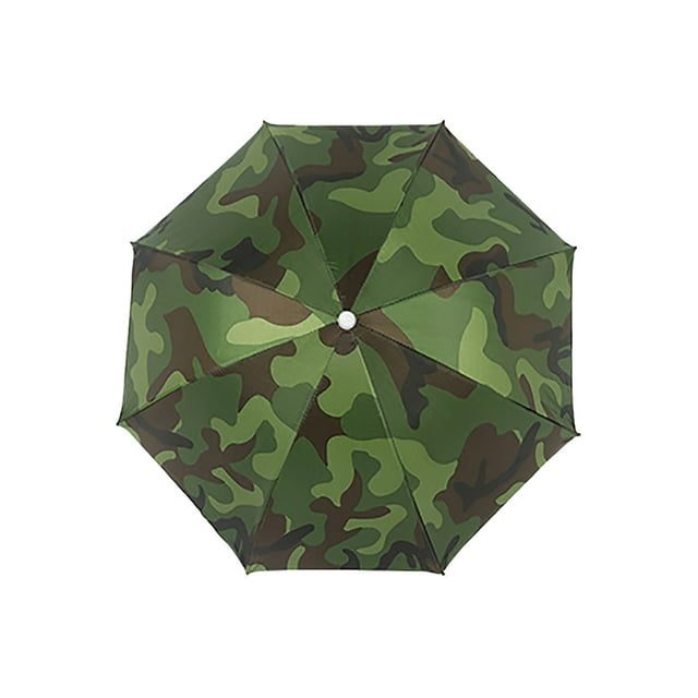 Gorro paraguas manos libres para actividades al aire libre - Protección portátil contra el sol y la lluvia para pesca, golf y jardinería