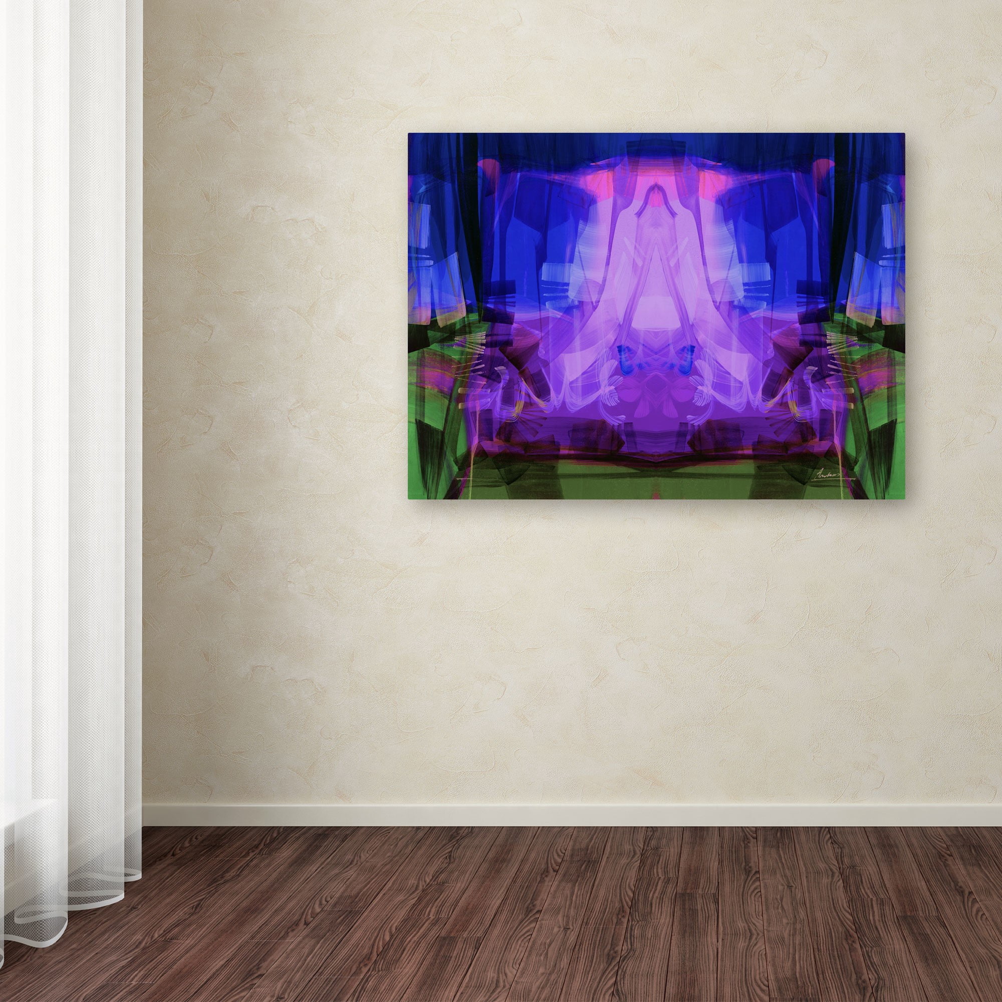 Trademark Fine Art "Midnight" Canvas Art by Andrea
