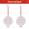 thumbnail image 2 of Zufioo Cute Poodle Dog Print Large Acrylic Christmas Ornaments, Suitable for Christmas Tree Christmas Holiday Party Pendant Decorations-Round Shape, 2 of 7