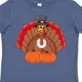 thumbnail image 4 of Inktastic Thanksgiving Turkey with Pumpkin Boys or Girls Toddler T-Shirt, 4 of 5