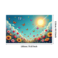 thumbnail image 3 of Colorful Nature Birds Banner Backdrop for Parties Events Photography Props Decorations Garden Party Supplies Outdoor Scenery Background, 3 of 4