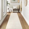 thumbnail image 2 of Modern Runner Rugs 2x6 Narrow Solid Color Hallway Rugs, Non-Shedding Low Pile Accent Carpet, Foldable Ultra-Thin Indoor Floor Cover for Laundry Room, Bedroom, Kitchen, Beige Grey, 2 of 7