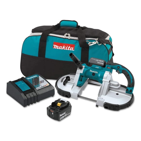Sierra de Cinta Inalámbrica Makita XBP02TX 18V LXT Kit 5.0Ah