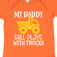 thumbnail image 4 of Inktastic Construction My Daddy Still Plays with Trucks Boys or Girls Baby Bodysuit, 4 of 5