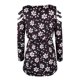 thumbnail image 5 of Vestidos estampados de playa con cuello en V de manga larga informales de moda de verano para mujer Fridja yut4307, 5 of 5