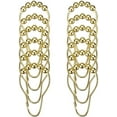 thumbnail image 2 of Rungopro Shower Curtain Hooks, Gold Shower Curtain Hooks, Shower Hooks for Shower Curtain, Decorative Shower Curtain Hooks Rust Proof Stainless Steel Shower Curtain Hooks Set of 12, 2 of 7