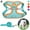 Blue, variant on PULLIMORE No Pull Dog Harness Leash Set Reflective Adjustable Easy Control Pet Chest Vest for Small Medium Dogs (S, Red)