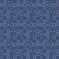 thumbnail image 1 of Ahgly Company Indoor Square Patterned Blue Novelty Area Rugs, 3' Square, 1 of 6